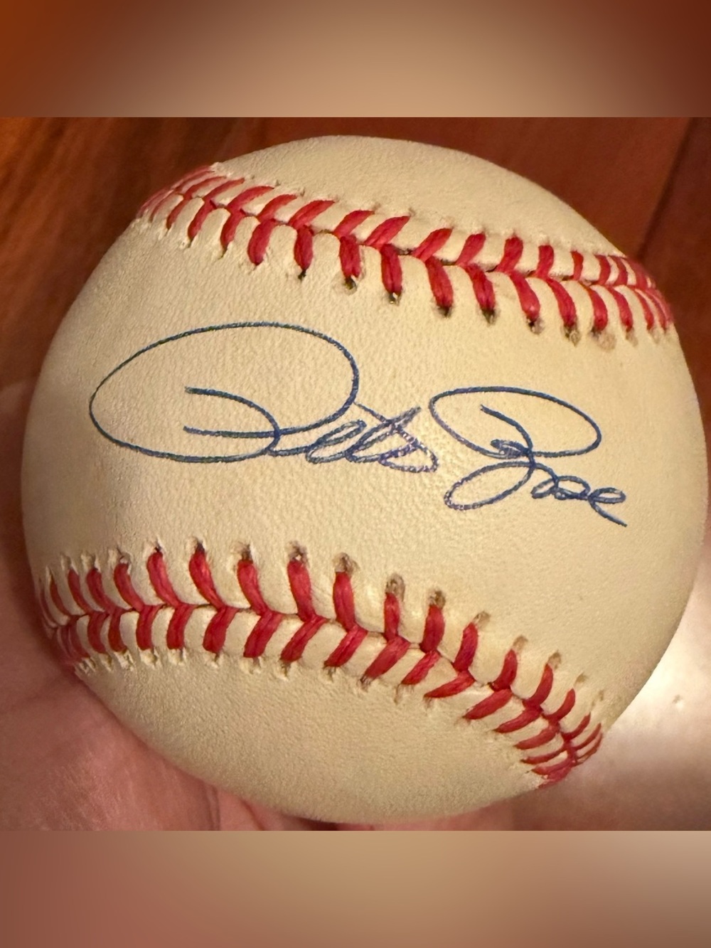 Pete Rose Autographed Signed Baseball - Vintage Americana Memorabilia COA #5273